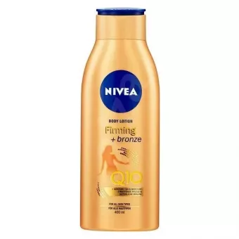 Nivea Testápoló Friming + Bronze Bőrfeszesítő,Önbarnítós,Q10-el 400ml