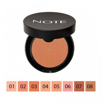 NOTE luminous Silk Compact Pirosító Rózsaszín Part 01