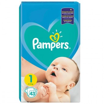 Pampers Babapelenka-"1" 2-5kg-ig 43db