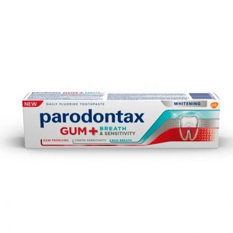 Parodontax fogkrém 75ml Gum & Sensitivity & Breath Whitening