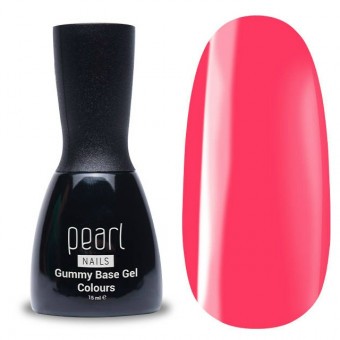 Pearl Nails Gummy Base Gél Neon Pink 15ml