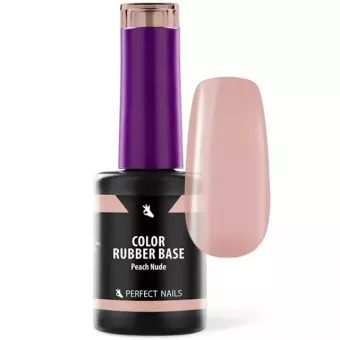 Perfect Nails Color Rubber Base Gel - Színezett alapzselé 8ml - Peach Nude