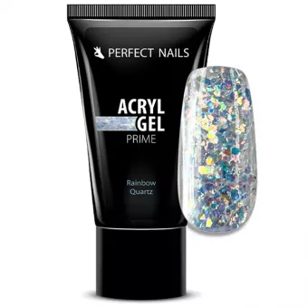 Perfect Nails Csillámos AcrylGel Prime - Tubusos Akril Gél 15g - Rainbow Quartz