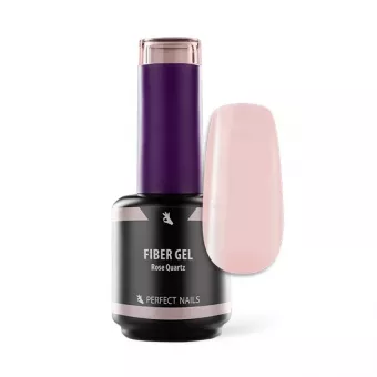Perfect Nails Fiber Gel Vitamin - Üvegszálas Alapzselé 15ml - Rose Quartz