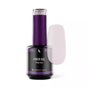 Perfect NailsFiber Vitamin Gel - Üvegszálas Alapzselé 15ml - Rózsaszín