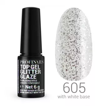 Profinails Top Gél glitter LED/UV fényzselé 6gr No.605