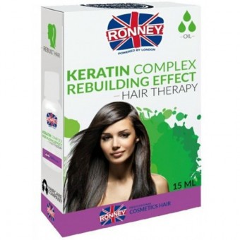 RONNEY Hajápoló olaj Rebuilding Keratin komplexel 15ml