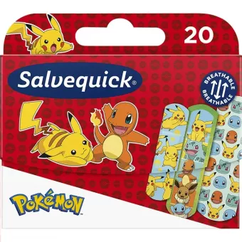 Salvequick Pokémon Tapasz gyerekekeknek - 20db
