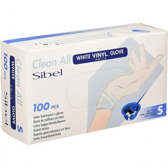 Sibel Kesztyű vinyl "S" 100db/cs 093220154