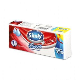 Sindy Papírzsebkendő 100db Classic