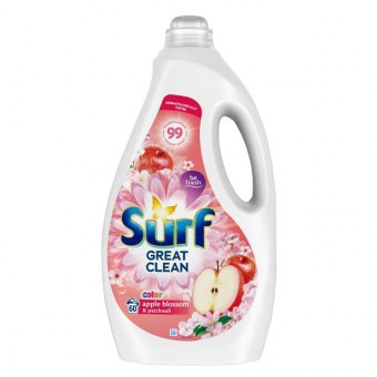 Surf Folyékony Mosószer Color-Apple Blossom & Patchouli  3L (60 mosás)
