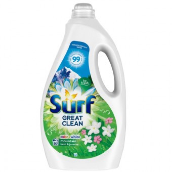 Surf Folyékony Mosószer Color&White Mountain 3L (60mosás)