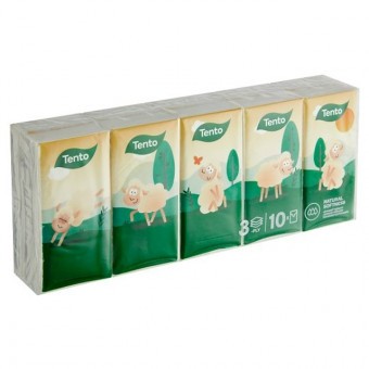 Tento Papírzsebkendő 10x10db