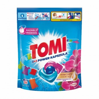 Tomi Folyékony Mosókapszula Aromaterápia Orchidea (26 mosás)