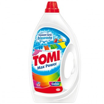 Tomi Folyékony Mosószer Max Power Color 3L (60 mosás)