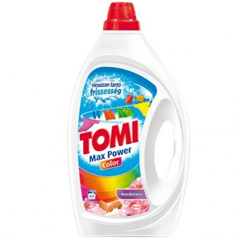 Tomi Folyékony Mosószer Max Power Color Mandulatej 3L (60 mosás) (Sensitive)
