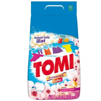 Tomi Mosópor Aromaterápia Color Japánkert és Tavirózsa 3,51kg (54 mosás)