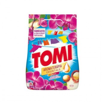 Tomi Mosópor Aromaterápia Color Maláj Orchidea és Szantálfa 2,34kg (36 mosás)