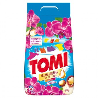 Tomi Mosópor Aromaterápia Color Maláj Orchidea és Szantálfa 3,51kg (54 mosás)