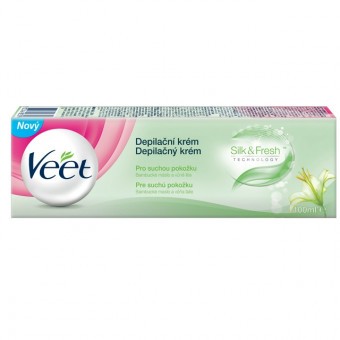 Veet szőrtelenítő krém Silky Fresh 100ml száraz bőrre