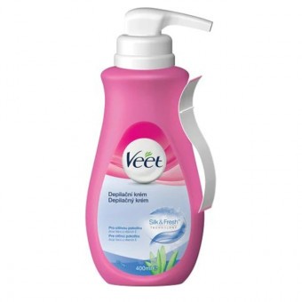 Veet szőrtelenítő krém Silky Fresh 400ml száraz bőrre