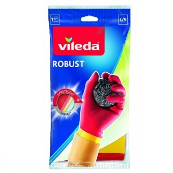 Vileda Háztartási kesztyű "L"-Robust-3 rétegű,latex és neoprém 1pár