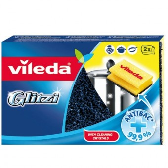 Vileda Súroló Fém Glitzi Inox felületekhez,Rozsdamentes 2db/cs