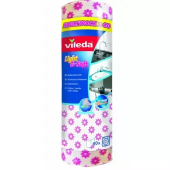 Vileda Törlőkendő 40db Light&Soft