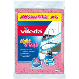 Vileda Törlőkendő 6db Light&Soft