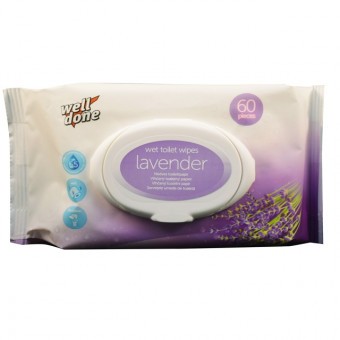 Well Done Nedves Toalettpapír - Levendula 60db
