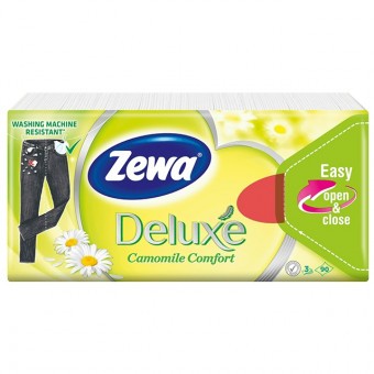Zewa DL zsebkendő 3 réteg 90db Camomile