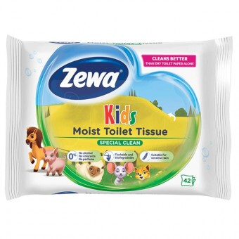Zewa Nedves Toalettpapír - Gyerekeknek 42db