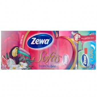 Zewa S zsebkendő 4 réteg 10x9db Limited Ed. Protect