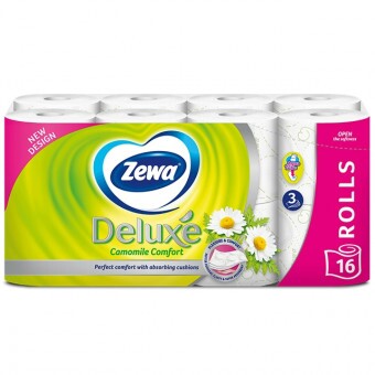 Zewa Toalettpapír 3r/16tek. Camomile