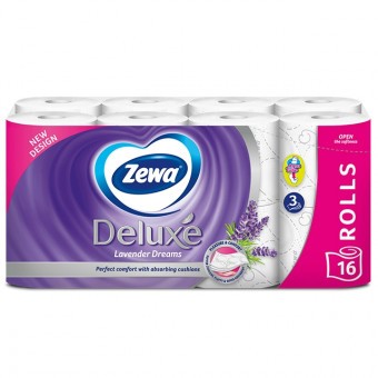 Zewa Toalettpapír 3r/16tek. Lavender