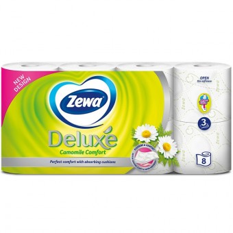 Zewa Toalettpapír 3r/8tek. Camomile