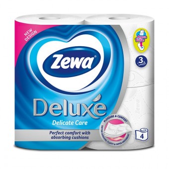 Zewa Toalettpapír 3réteg / 4tekercs Delicate