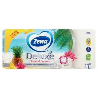 Zewa Toalettpapír 3rétegű/8tekercs Tropical