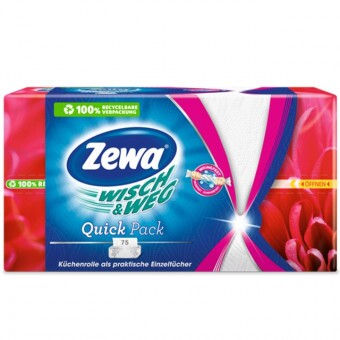 Zewa Wisch & Weg Quick Pack 2 rétegű papírtörlő, 5x75 lap