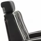 CODA'S Beauty Barber Szék Hidraulikus, Dönthető háttámlával E131827-2-L Fekete