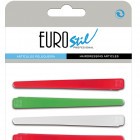 Eurostil Csipesz Gólyaorr - Ívelt , Színes 12cm 6db/cs 00075