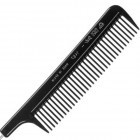 Eurostil Fésű Stíl - Tupírozáshoz, Fémtűs véggel, Fekete 21,5cm 01467