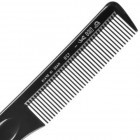 Eurostil Fésű Stíl - Tupírozáshoz, Fémtűs véggel, Fekete 19,5cm 00128