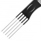 Eurostil Fésű Stíl - Tupírozáshoz, Fémtűs véggel, Fekete 19,5cm 00128
